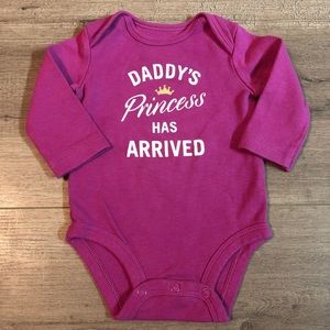Carter’s Graphic Long Sleeve Onesie 3 Months